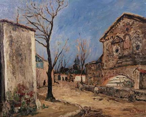 Paysage Du Midi Vers Avignon Oil Painting by Marcel Leprin