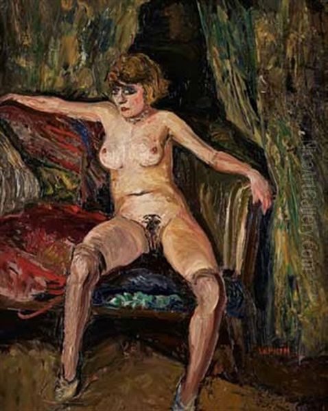 Miss Treponem Oil Painting by Marcel Leprin