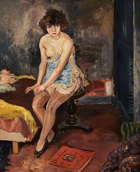 Marrietta Oil Painting by Marcel Leprin