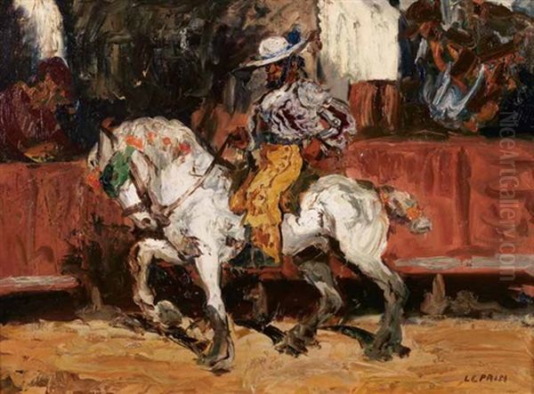 Picador Oil Painting by Marcel Leprin