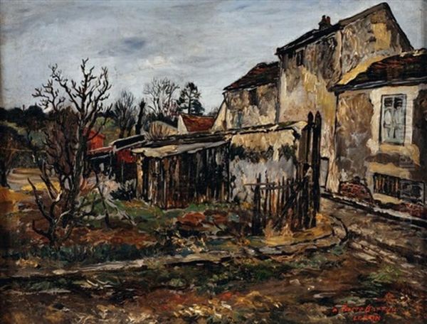 Les Jardins A Villiers Le Bel Oil Painting by Marcel Leprin