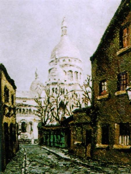 Le Sacre-coeur Oil Painting by Marcel Leprin