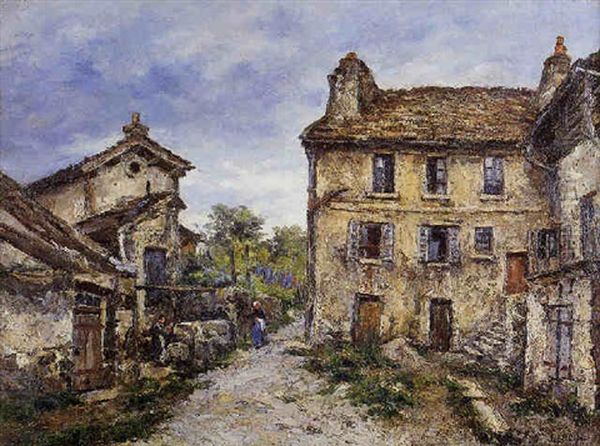Le Hameau Oil Painting by Marcel Leprin