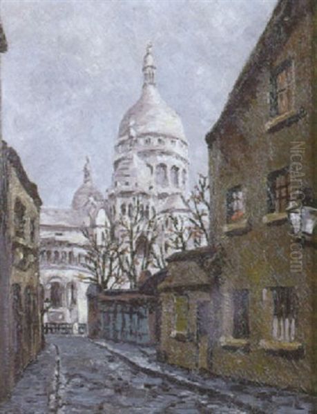 Le Sacre-coeur Oil Painting by Marcel Leprin