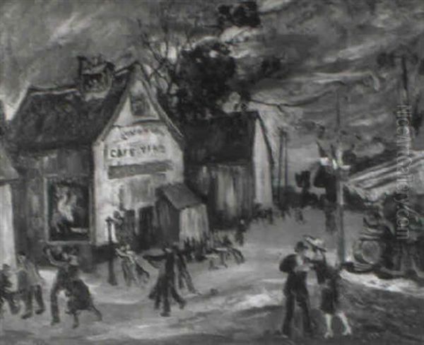 Dorfliches Tanzfest Oil Painting by Marcel Leprin