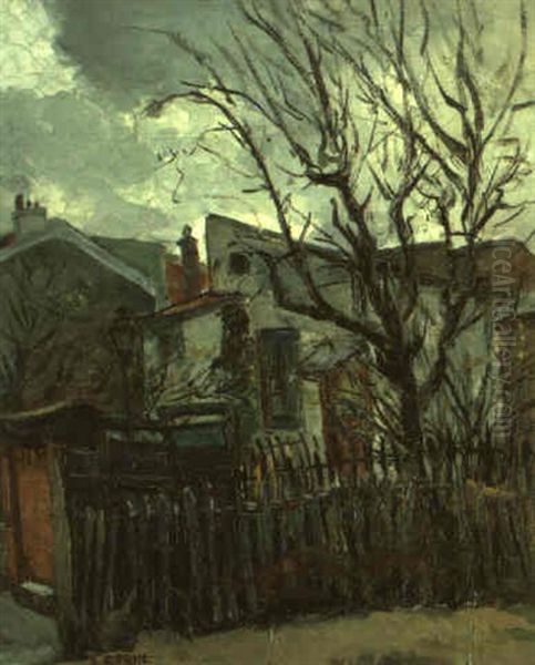 Montmartre Oil Painting by Marcel Leprin