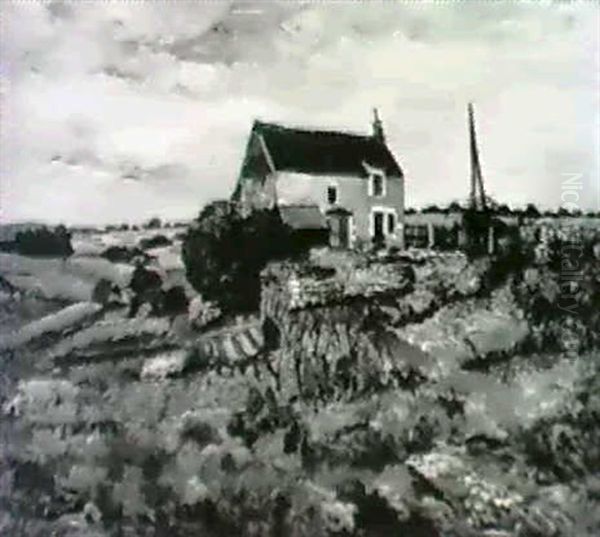 La Fermette Oil Painting by Marcel Leprin