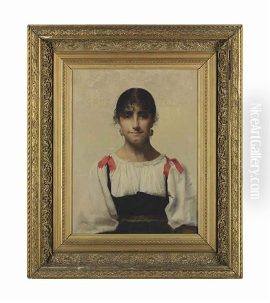 Sperabella Oil Painting by Paul Alexandre Alfr. Leroy