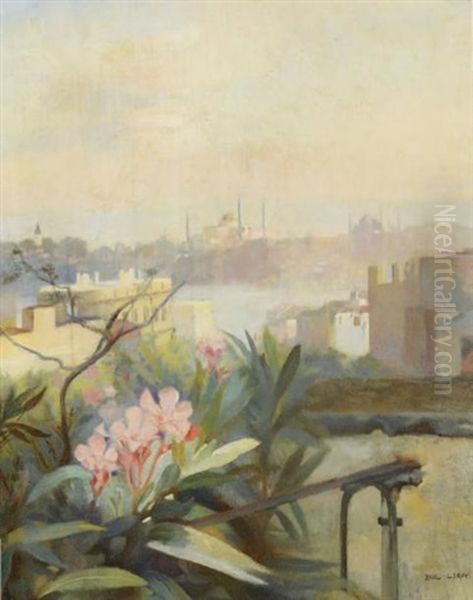 La Basilique Sainte-sophie Oil Painting by Paul Alexandre Alfr. Leroy