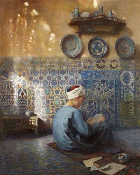 Le Petit Talibe Oil Painting by Paul Alexandre Alfr. Leroy