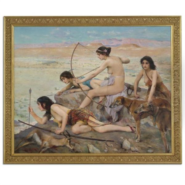 Les Filles D'atlas Oil Painting by Paul Alexandre Alfr. Leroy