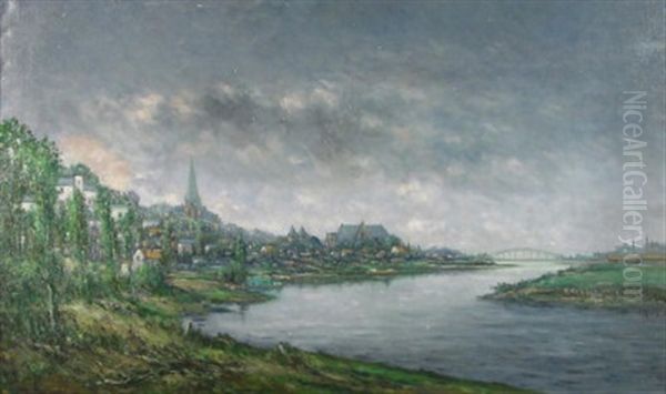 Grijze Dag Oil Painting by Henri Van Lerven