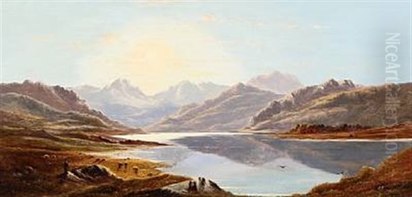 Loch Dhulich Oil Painting by Charles Leslie