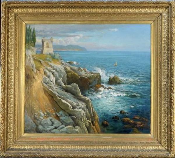 Cote Mediterraneenne Oil Painting by Otto-Friedrich Leu