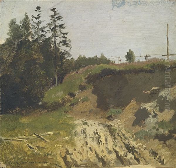 Ravine By The Forest Oil Painting by Isaak Ilyich Levitan