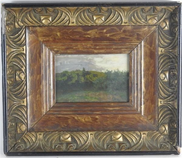 Study For 'cloudy Morning' Oil Painting by Isaak Ilyich Levitan