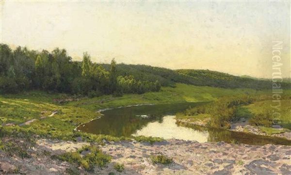 Summer Day Oil Painting by Isaak Ilyich Levitan