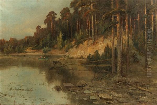 Summer On The Lake Oil Painting by Isaak Ilyich Levitan