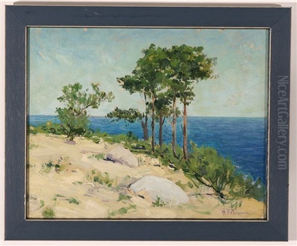 Crimean Pine Trees Oil Painting by Isaak Ilyich Levitan