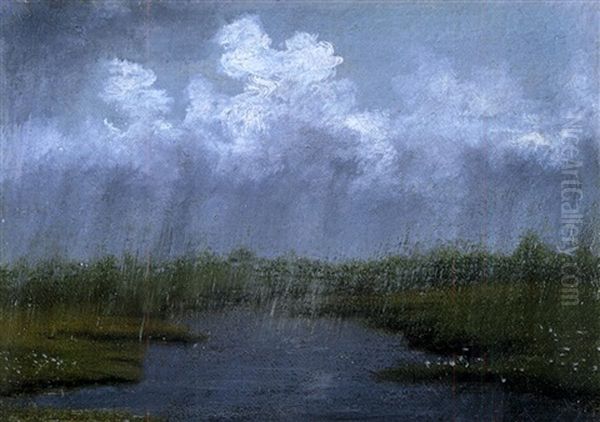 Sturm Oil Painting by Isaak Ilyich Levitan