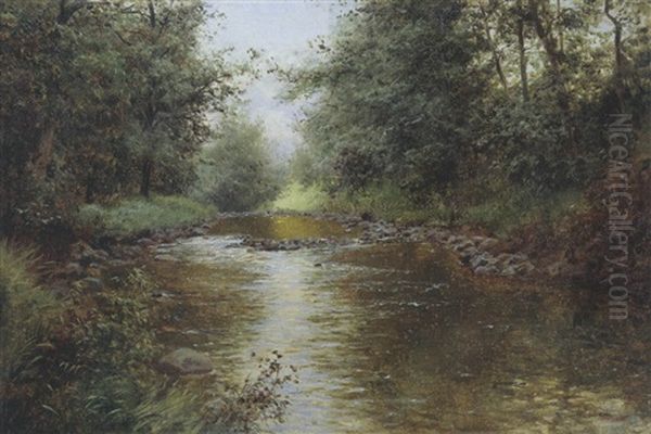 Flusslauf Oil Painting by Isaak Ilyich Levitan