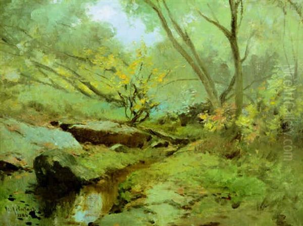 Skogsback Oil Painting by Isaak Ilyich Levitan