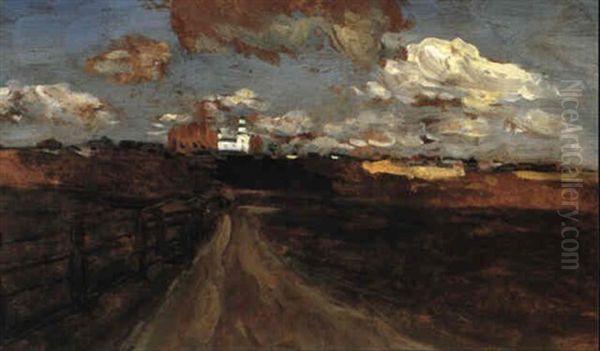 A Country Road Oil Painting by Isaak Ilyich Levitan