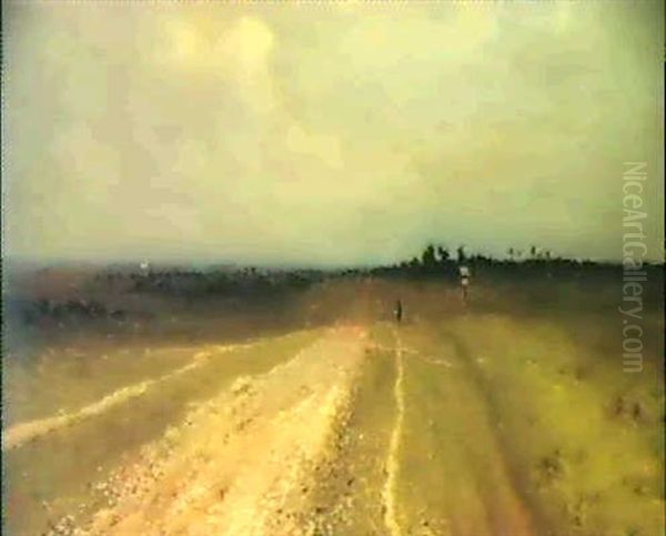 The Road To Vladimir Oil Painting by Isaak Ilyich Levitan