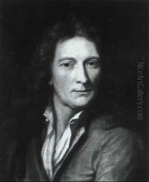 Portrait D'un Gentilhomme En Buste Oil Painting by Robert Levrac-Tournieres