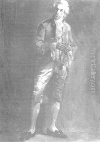 The Snuff Box Oil Painting by Alexander Oscar Levy