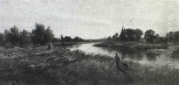 Medmenham Oil Painting by Charles James Lewis