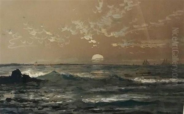 Sunday Morning Oil Painting by Edmund Darch Lewis