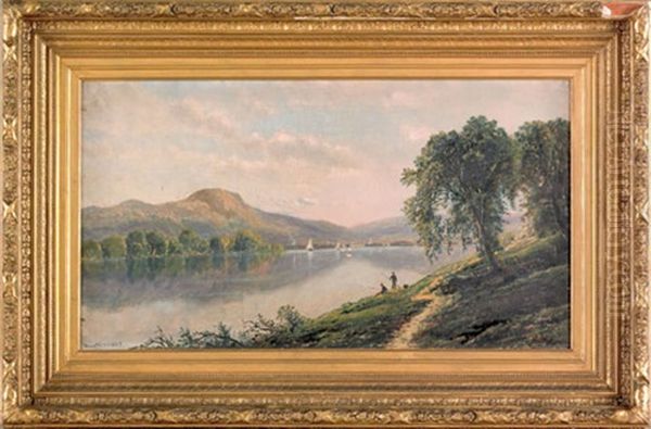 Tumbling Run Valley, Pottsville Oil Painting by Edmund Darch Lewis