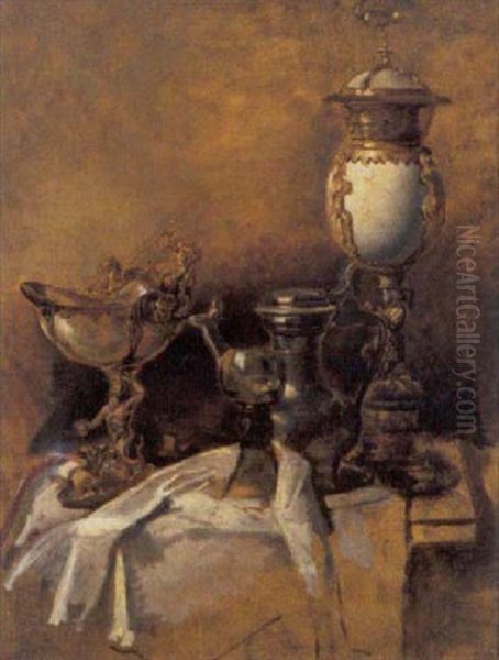 Groupe D'accessoires Oil Painting by Hendrik Jan Augustyn Leys