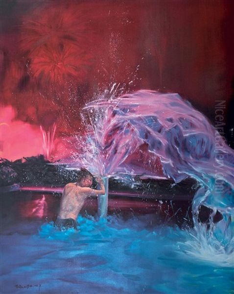 Untitled Oil Painting by Li Yin