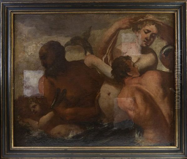 Anfitrite/galatea Oil Painting by Marco Liberi