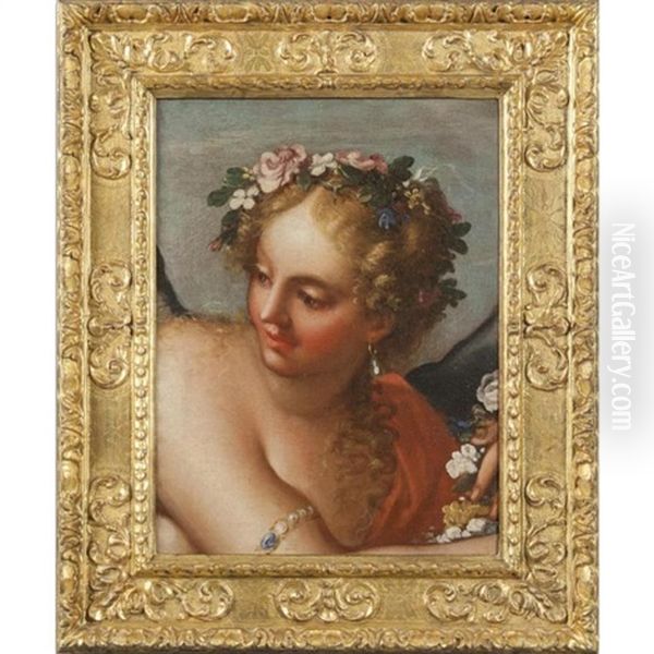 La Primavera Oil Painting by Pietro Liberi