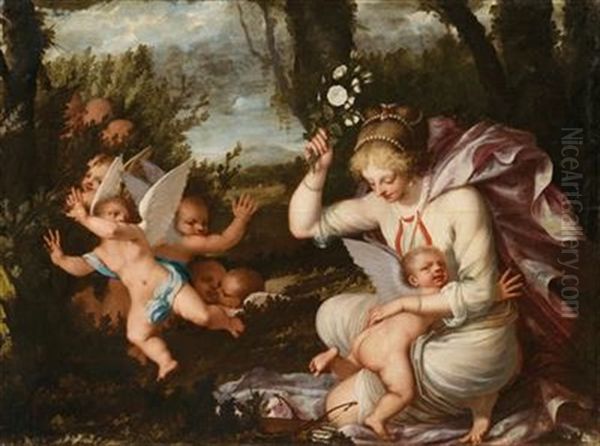 The Punishment Of Cupid Oil Painting by Pietro Liberi