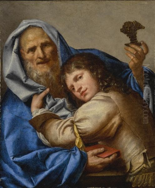 The Allegory Of Good Counsel Oil Painting by Pietro Liberi