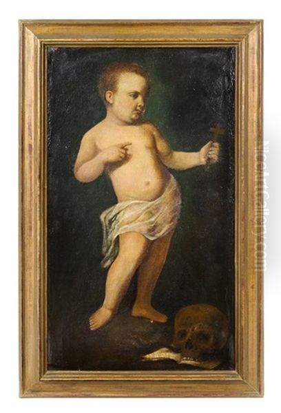Infant John The Baptist Oil Painting by Pietro Liberi