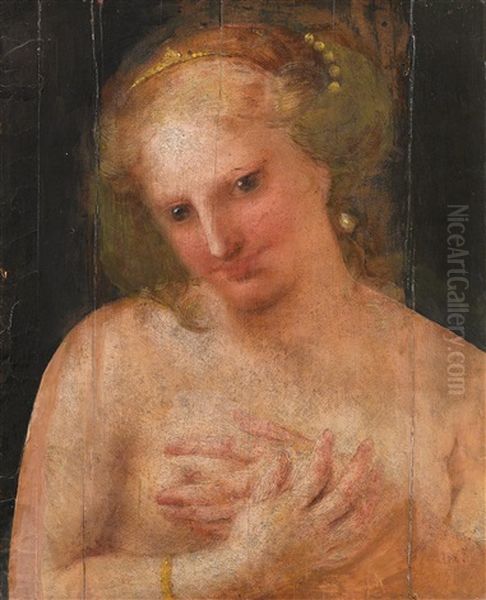 Bildnis Eines Madchens Oil Painting by Pietro Liberi