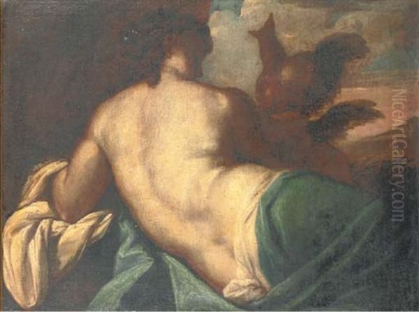 Venus And Cupid Oil Painting by Pietro Liberi