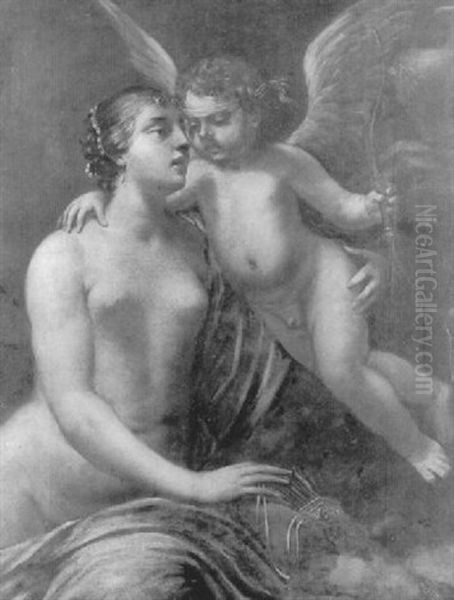 Venus Et L'amour Oil Painting by Pietro Liberi