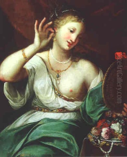 Vanitas Oil Painting by Pietro Liberi