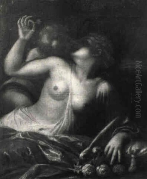 Amor Und Psyche Oil Painting by Pietro Liberi