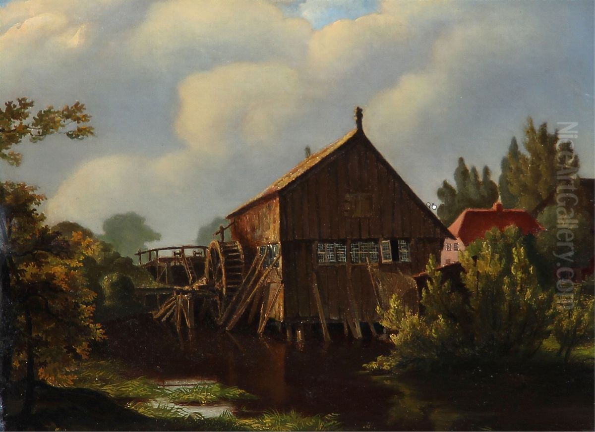 Rothenbecker Muhle Oil Painting by Wilhelm Lichtenheld