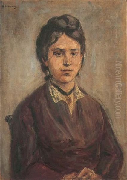 Bildnis Salome Hirschberg Oil Painting by Max Liebermann