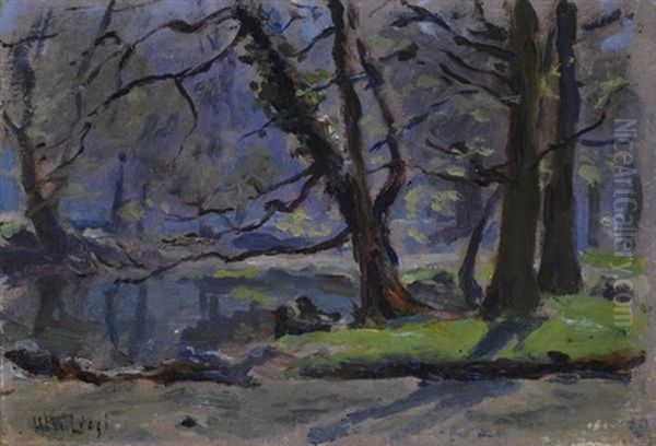 Alberi Oil Painting by Ulvi Liegi