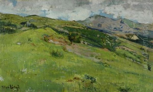 Abetone Oil Painting by Ulvi Liegi