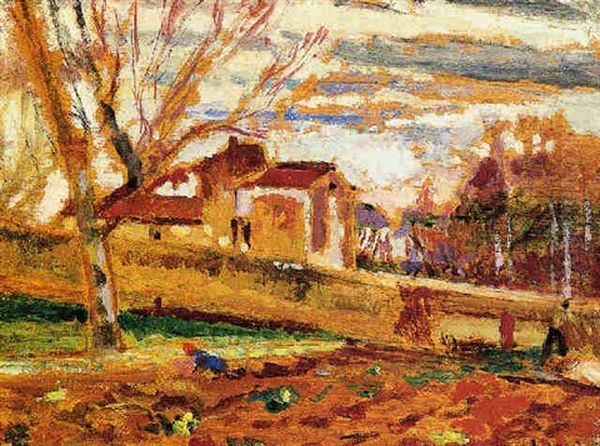 Paesaggio Oil Painting by Ulvi Liegi